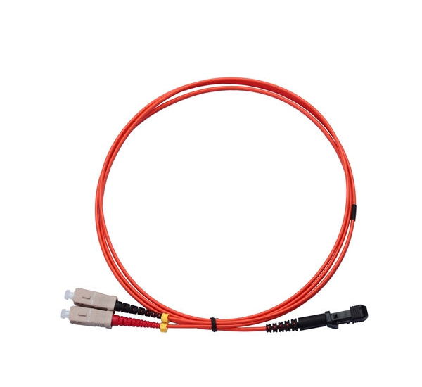 7 Meter Plenum Fiber Patch Cord, Duplex, Multimode, MTRJ-SC