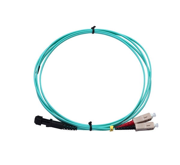 15ft Fiber Patch Cord, Duplex, OM3 Multimode, MTRJ-SC