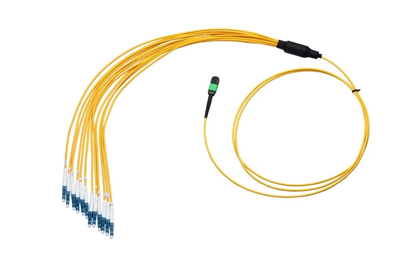 Single-mode MPO Breakout Cable, 144 Strand, 6ft