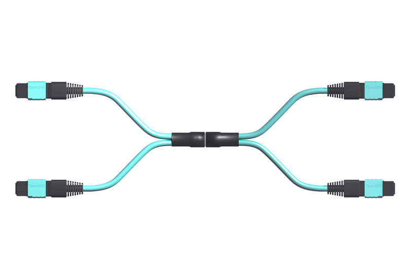 Multimode Plenum MPO Cable, 24 Strand, 125 Meter Multimode Plenum MPO Cable, 24 Strand, 125 Meter