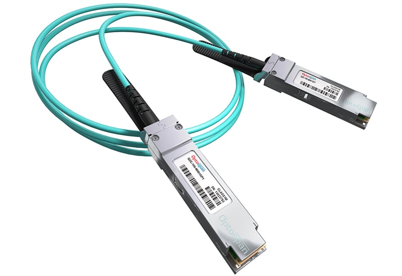Finisar FCBN425QE1C50 Compatible 100G QSFP28 AOC Cable Plenum 50m