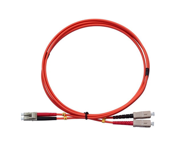 Multimode Fiber Cable, Duplex, 6ft, SC-LC