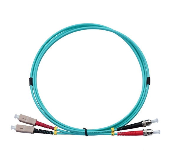 7 Meter Plenum Fiber Patch Cord, Duplex, Multimode, ST-SC 7 Meter Plenum Fiber Patch Cord, Duplex, Multimode, ST-SC