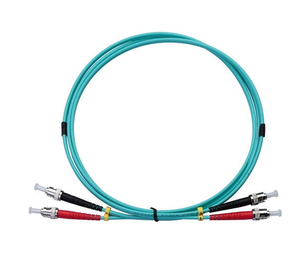 Duplex Bend Insensitive Fiber Patch Cable Multimode 10ft ST-ST