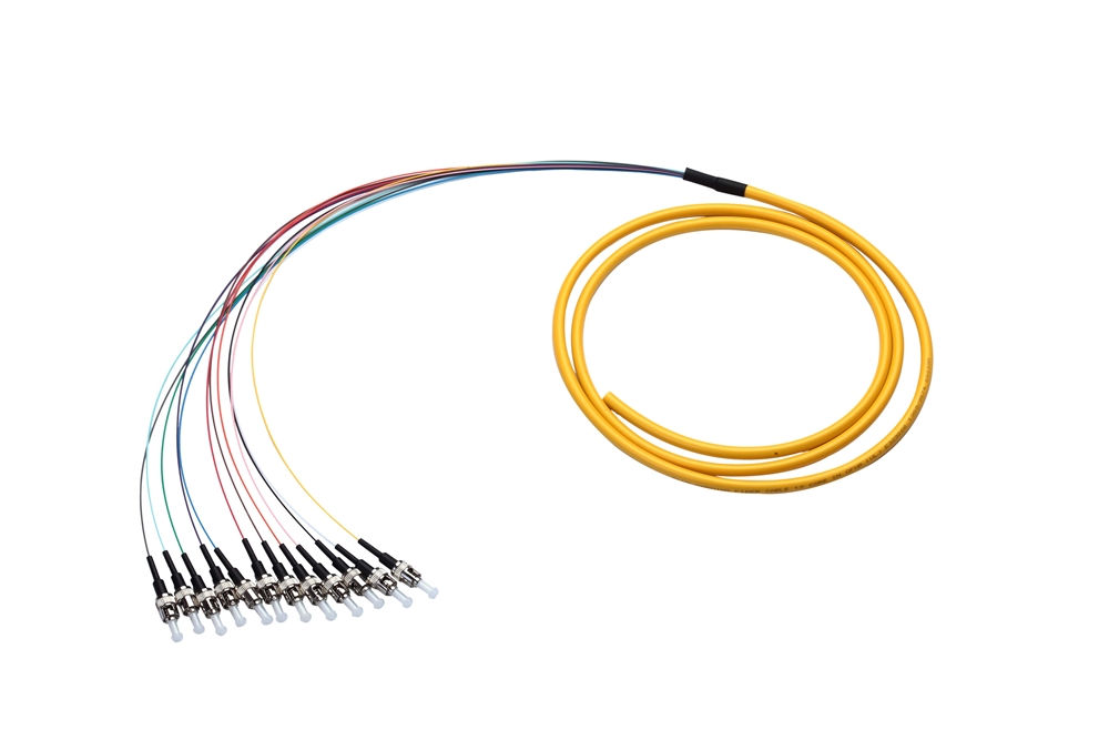 Fiber Pigtail 3ft 12-Fiber Single-mode ST