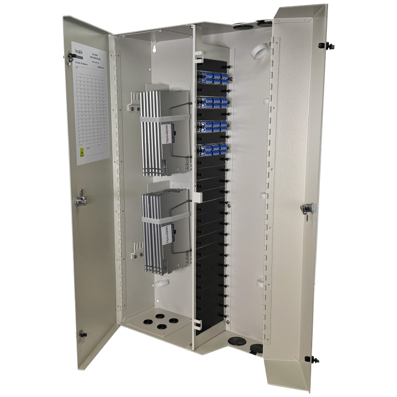 96 Fiber LC Adapter Multimode WM-288 Wall Mount Patch Panel 96 Fiber LC Adapter Multimode WM-288 Wall Mount Patch Panel