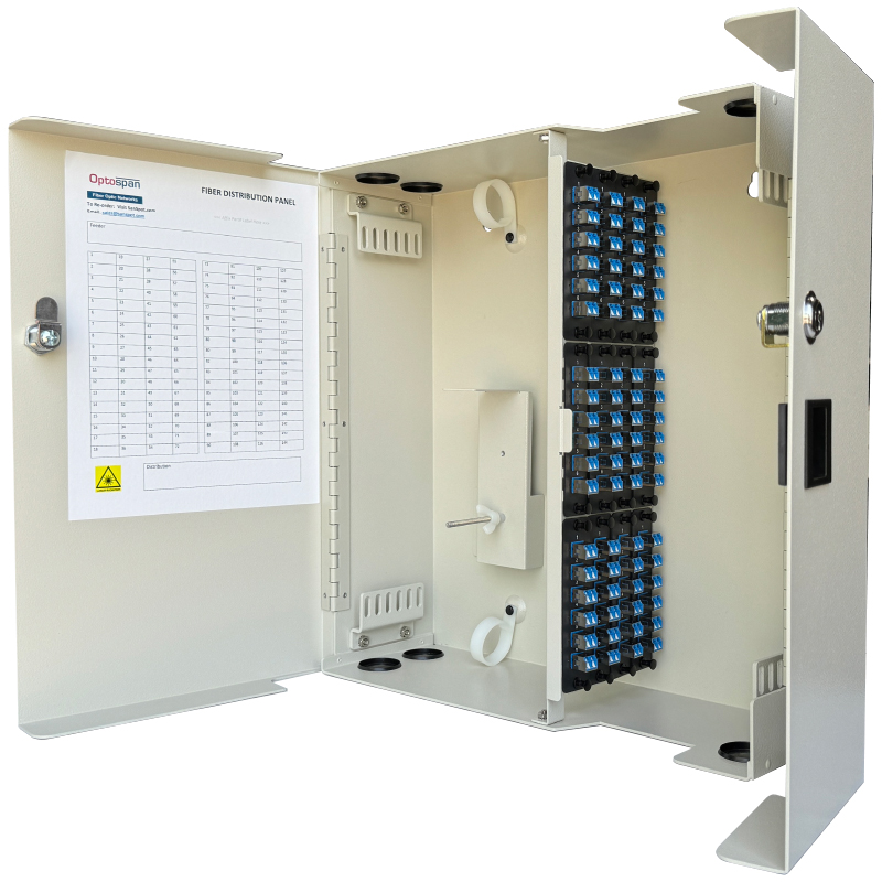 144 Fiber LC Adapter Multimode WM-144 Wall Mount Patch Panel (WPP4-LDCLDC-4XT)