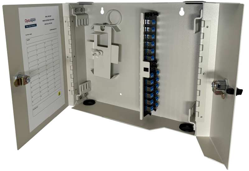 36 Fiber LC Adapter Multimode WM-48 Wall Mount Splice/Termination Panel (WPP4-LDVLDV-1ST)