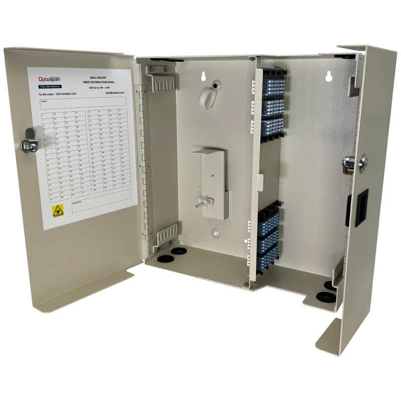 144 Fiber MTP-LC Cassette Multimode WM-96 Wall Mount Distribution  