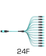 24F MTP to LC Breakout Cable