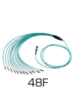 48-Fiber MPO to LC Cables