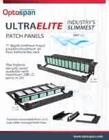 Ultra Elite Fiber Optic Patch Panels