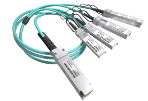 QSFP+ to 4xSFP+ AOC Breakout