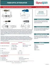 Fiber Optic Attenuators Fiber Optic Attenuators
