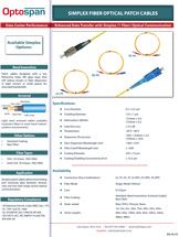 Simplex Fiber Optic Cables